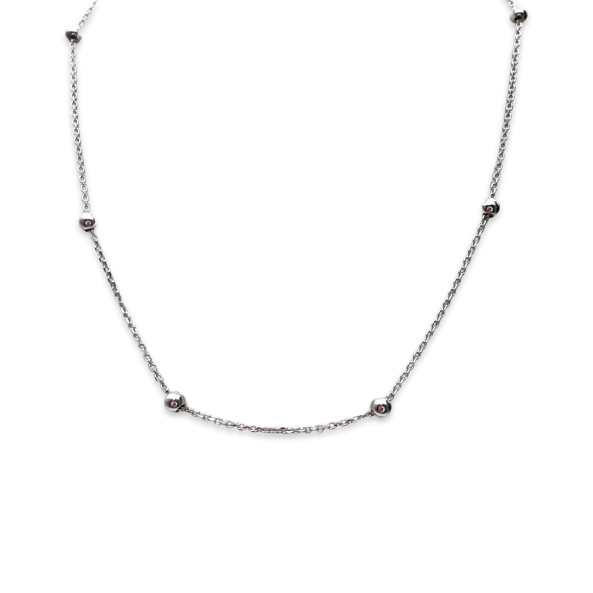 Espacio transformierendes Halsband Silber